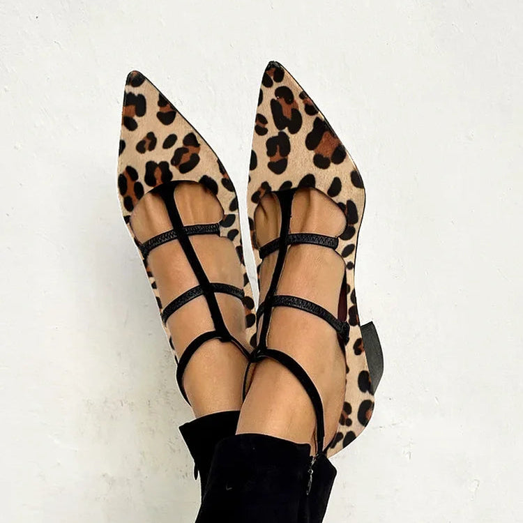 Leopard Strap Heels | Elegant Leopard style