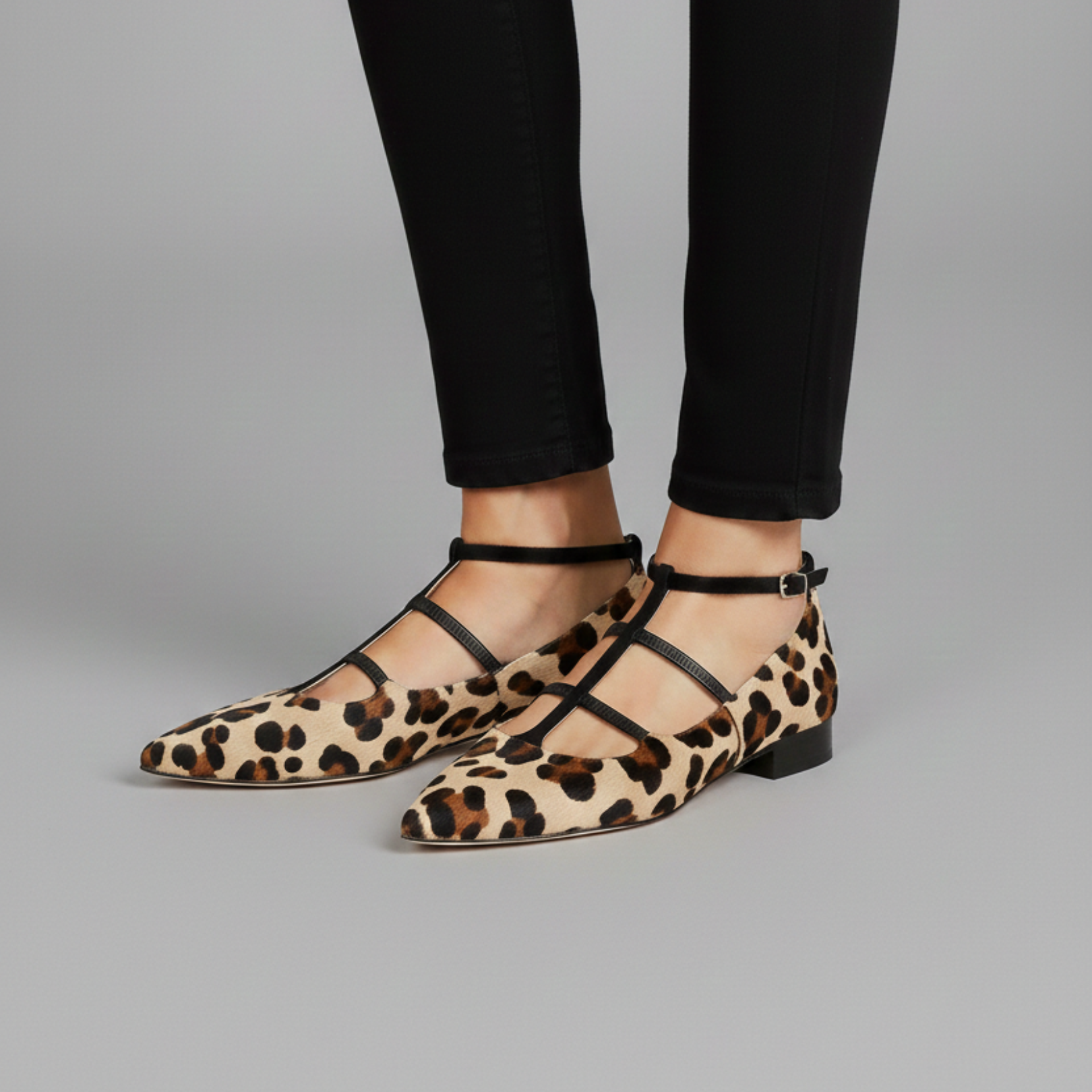 Leopard Strap Heels | Elegant Leopard style