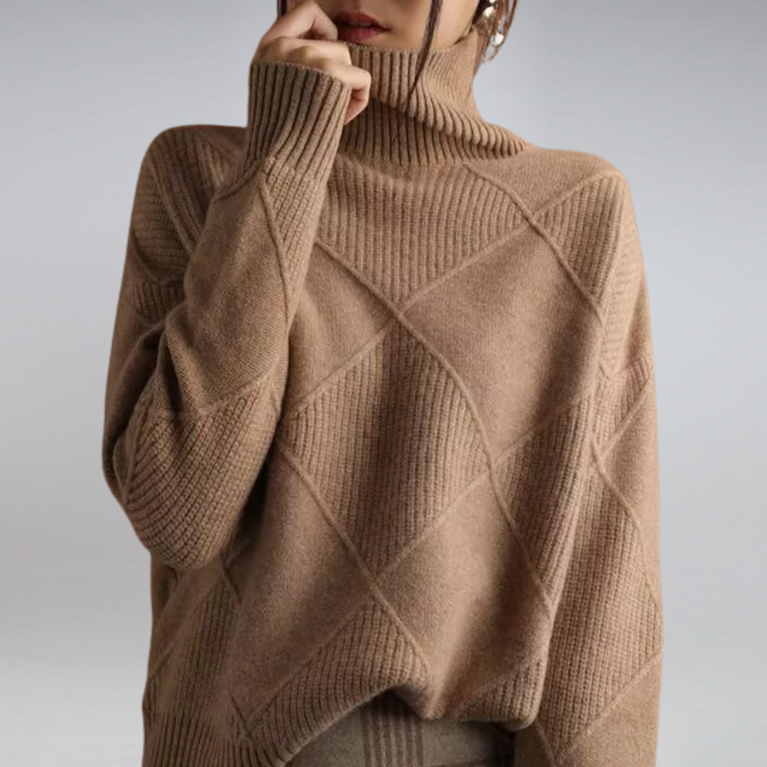 Myla Turtleneck Pullover in Cashmere – Soft, Warm & Elegant Sweater for Women