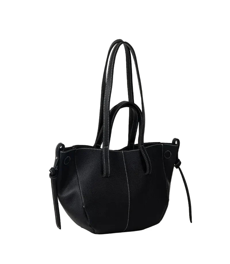 Women’s Vintage Tote Bag – Large Structured Shoulder Tote, Everyday Work Handbag