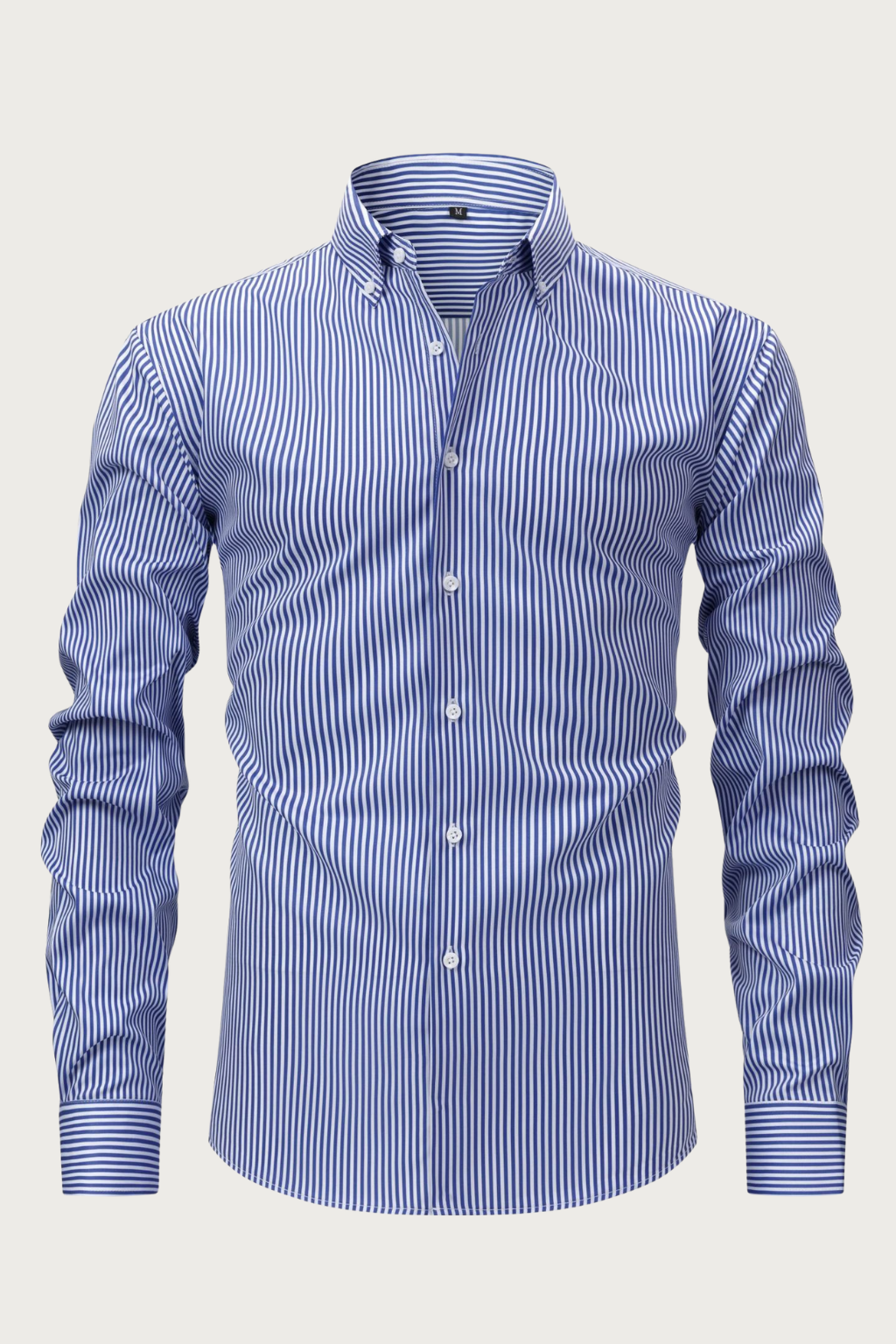 Men’s Striped Long Sleeve Shirt – All-Season
