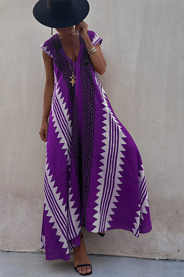 Ethnic Flowy Maxi Dress for Women