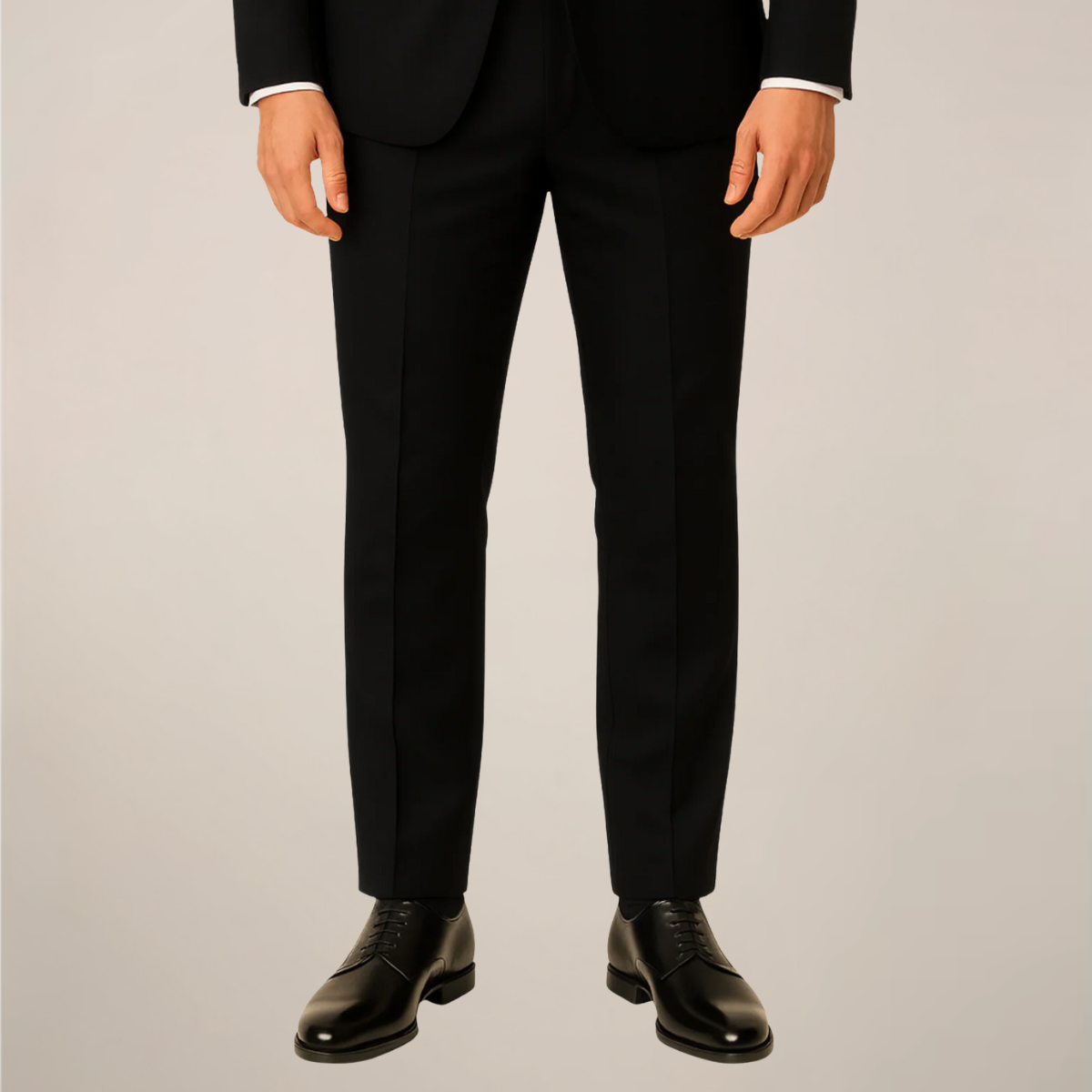 Men’s Three-Piece Dinner Suit – Contrast Lapel, Tailored Fit
