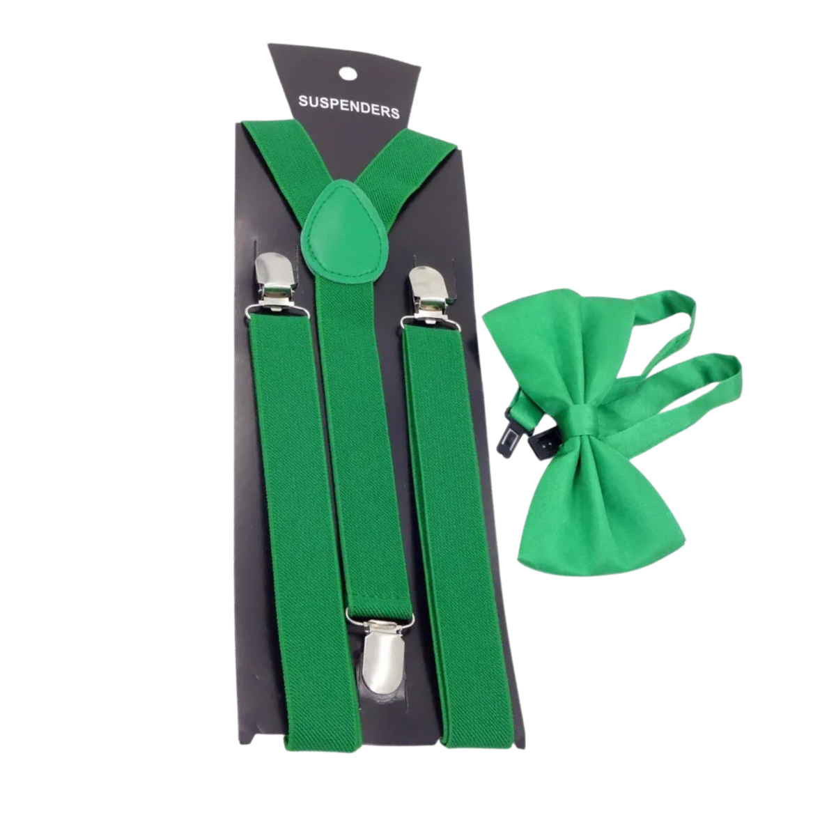 Men’s Bow Tie & Suspenders Set – Formal Adjustable Style