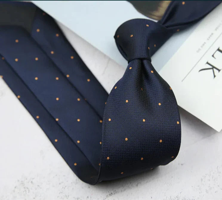 Classic Striped and Dotted Neckties for Men – Business Formal Tie Collection