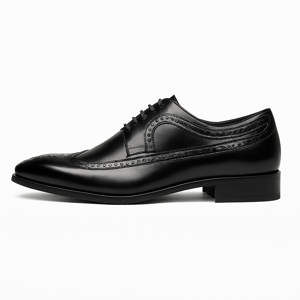 Men’s Brogue Oxford Shoes – Classic Formal Lace-Up
