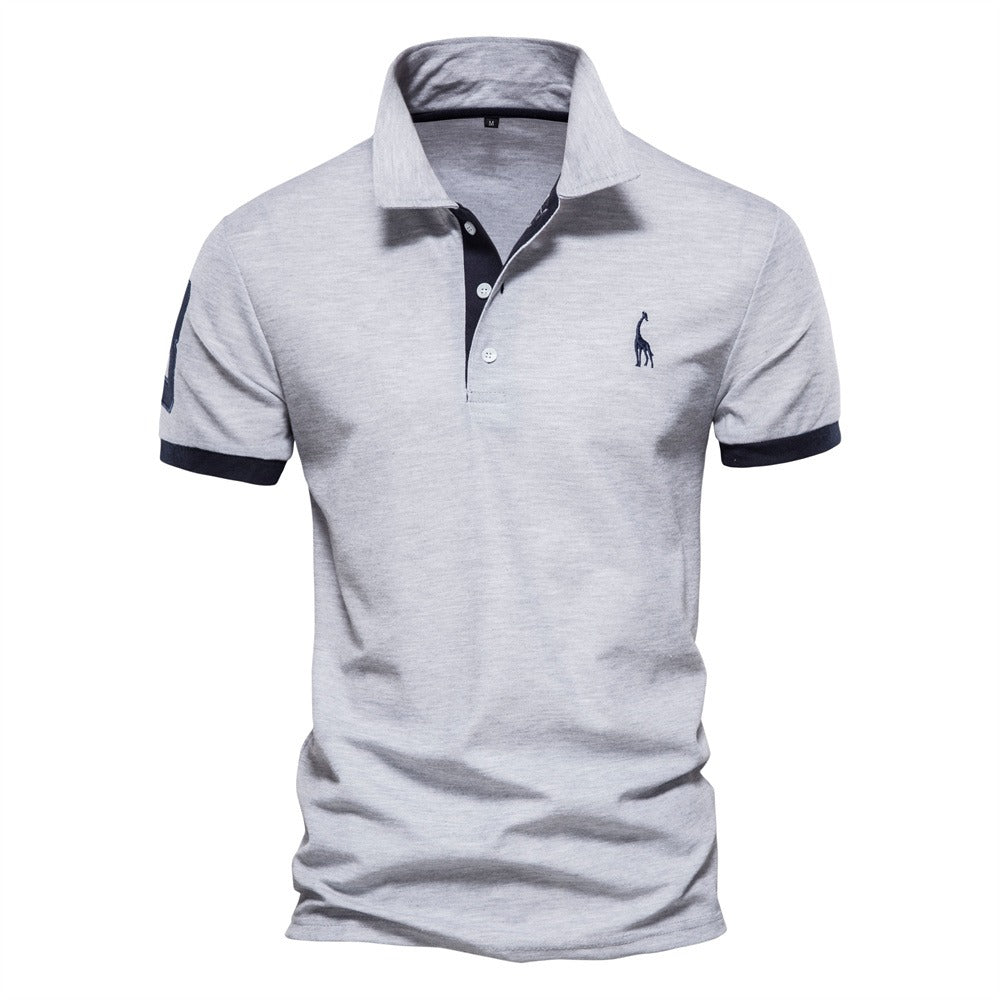 Men’s Classic Short-Sleeved Polo Shirt – Smart Casual Summer Essential