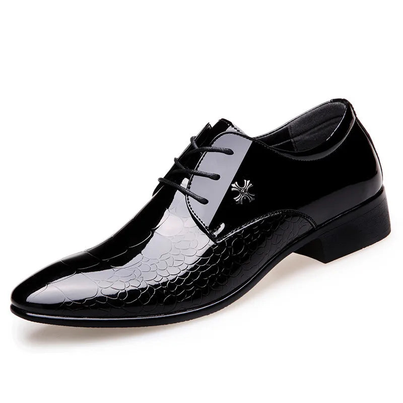 Men’s Elegance Oxford Shoes – Classic Formal Style – Polished Finish