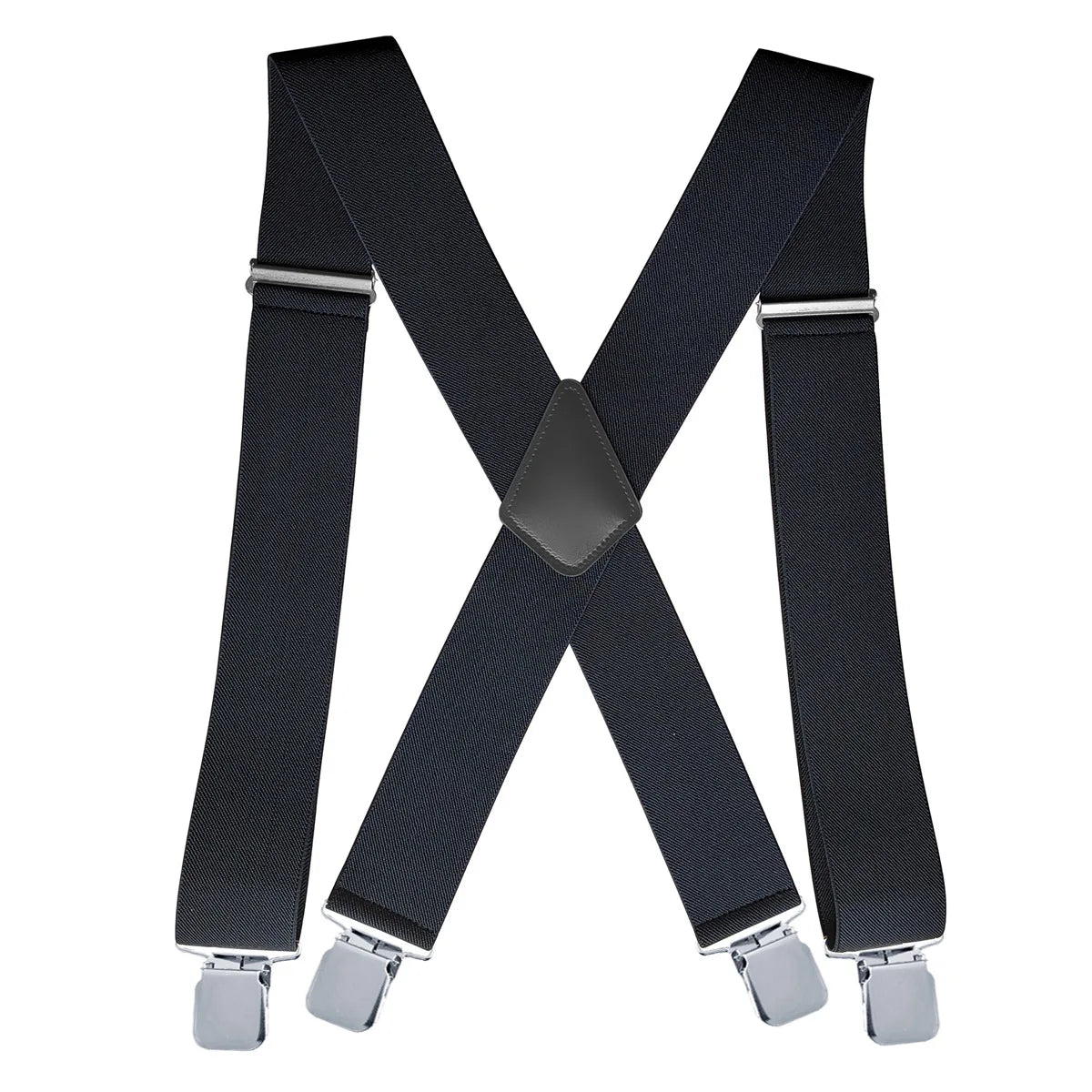 Men’s Heavy-Duty Suspenders – Wide Adjustable Y-Back Braces