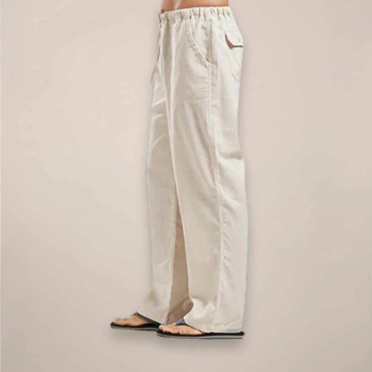 Men’s Linen Pants – Lightweight Linen Blend, Breathable Summer Comfort
