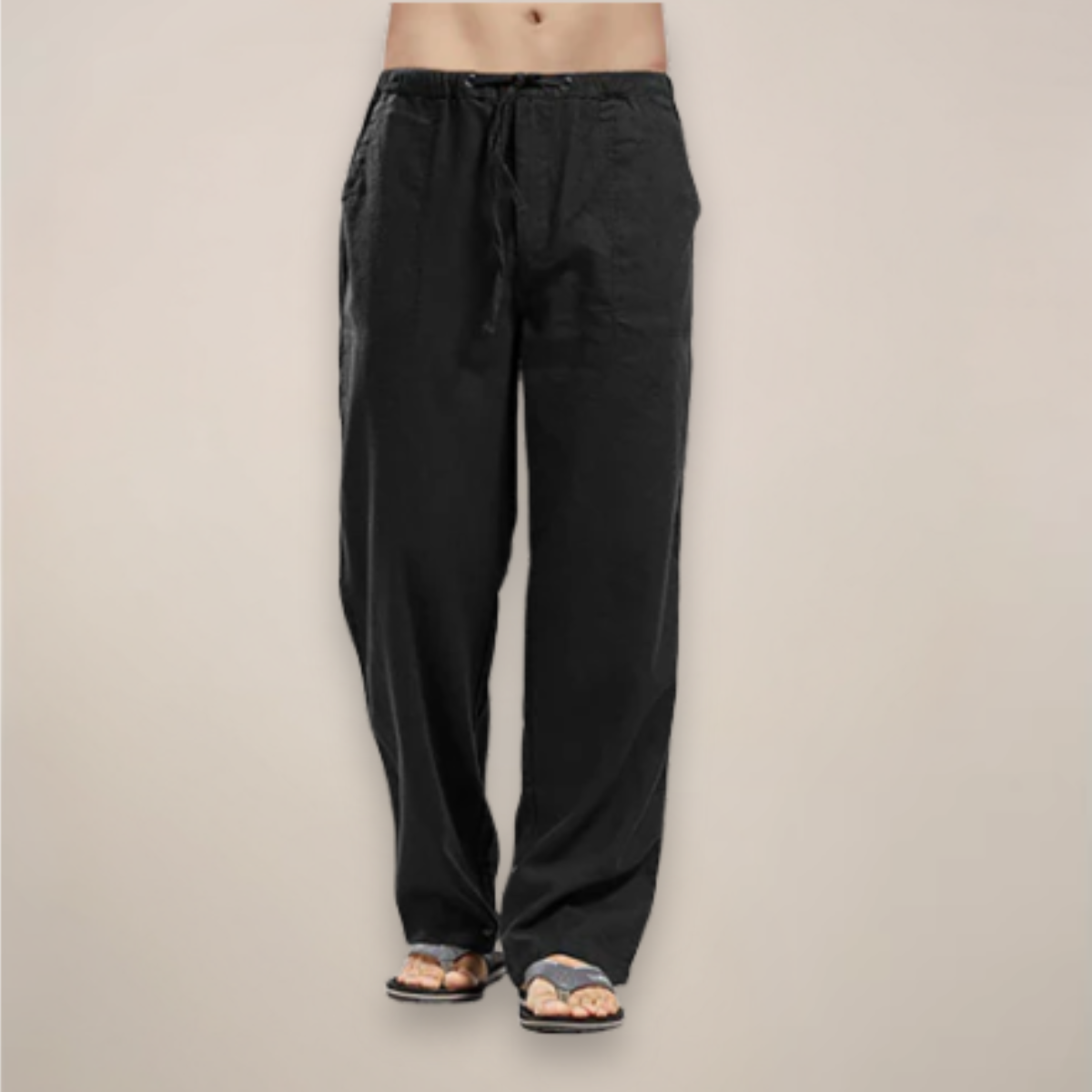 Men’s Linen Pants – Lightweight Linen Blend, Breathable Summer Comfort
