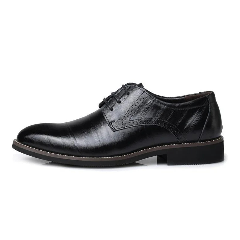 Men’s Polished Derby Shoes – Formal Lace-Up Foot Wear