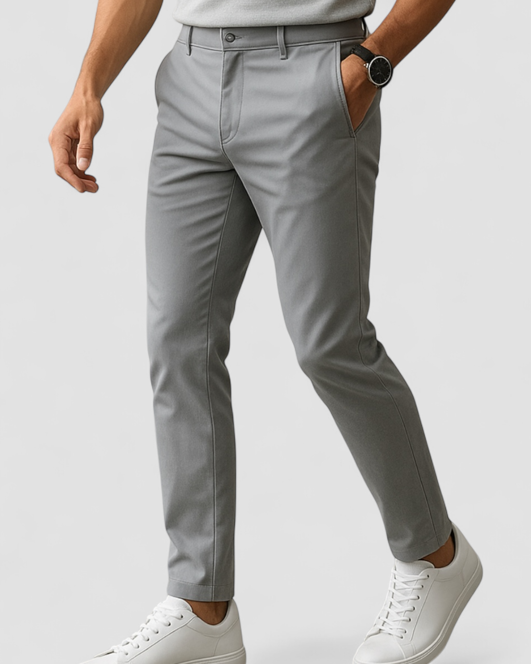 Men’s Slim Fit Business Trousers – Classic Smart Casual Style
