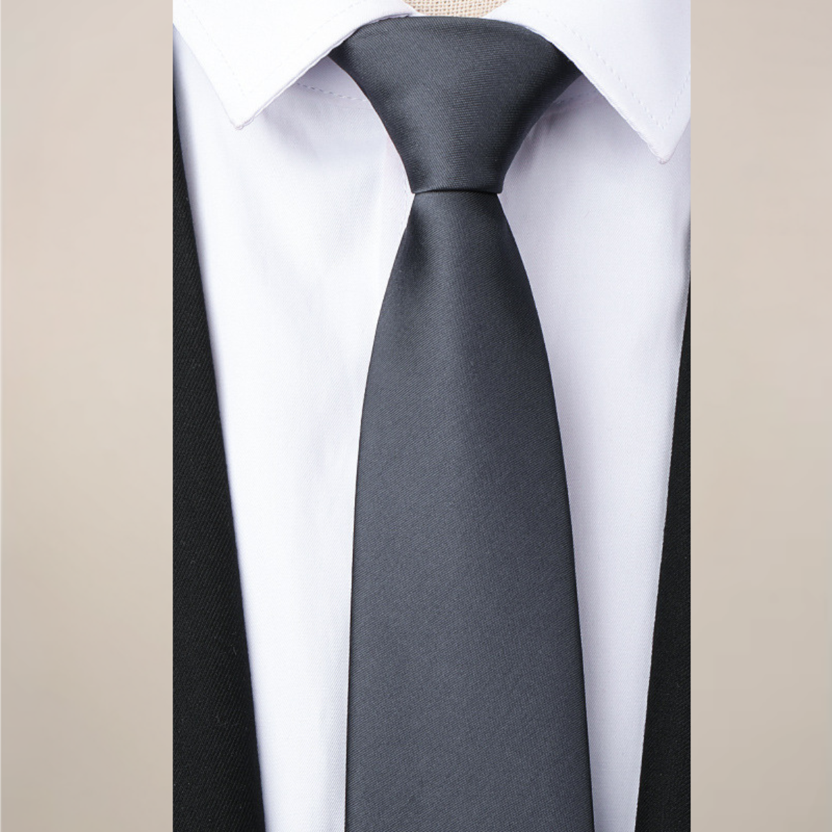 Men’s Solid Colour Tie – Perfect Plain Design