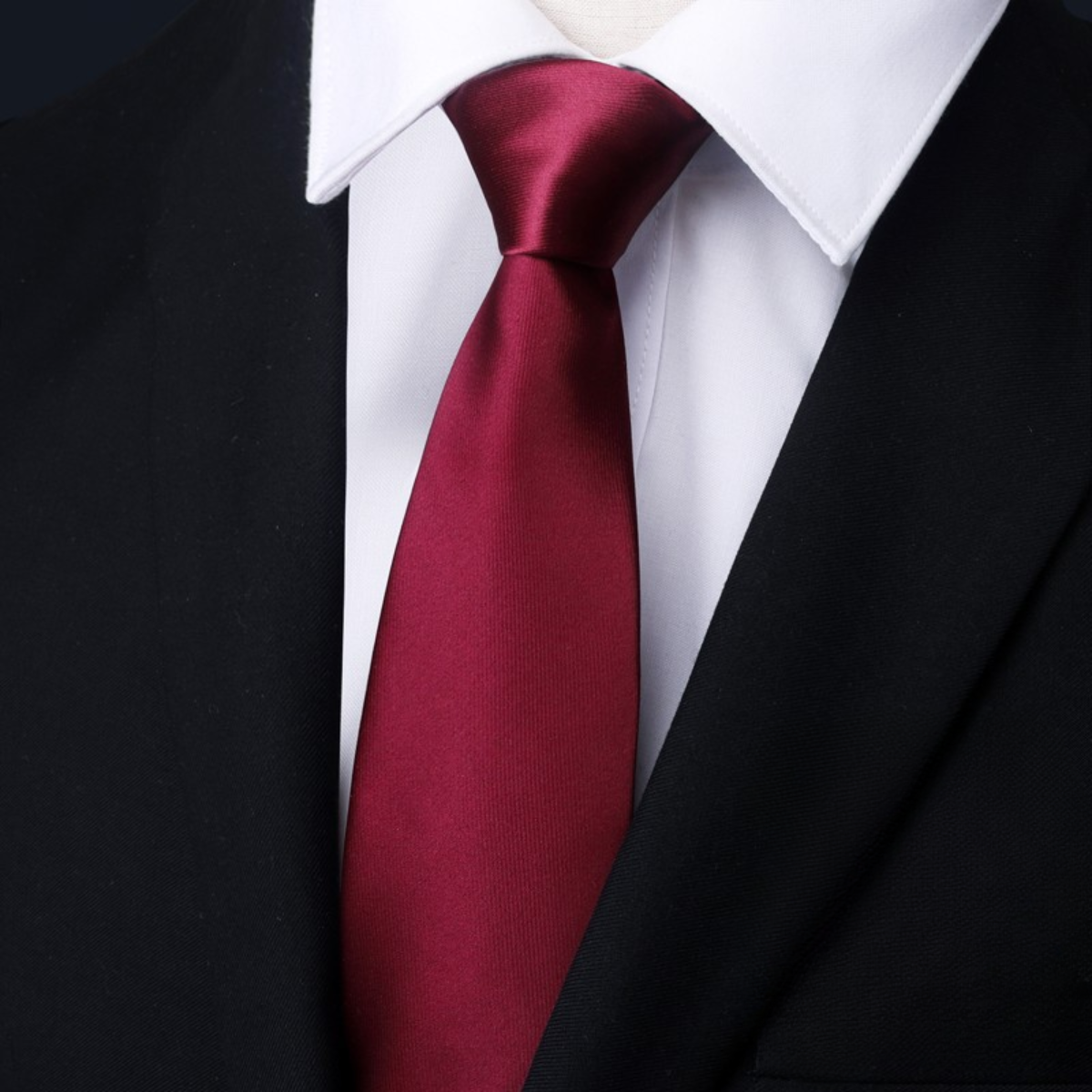 Men’s Solid Colour Tie – Perfect Plain Design