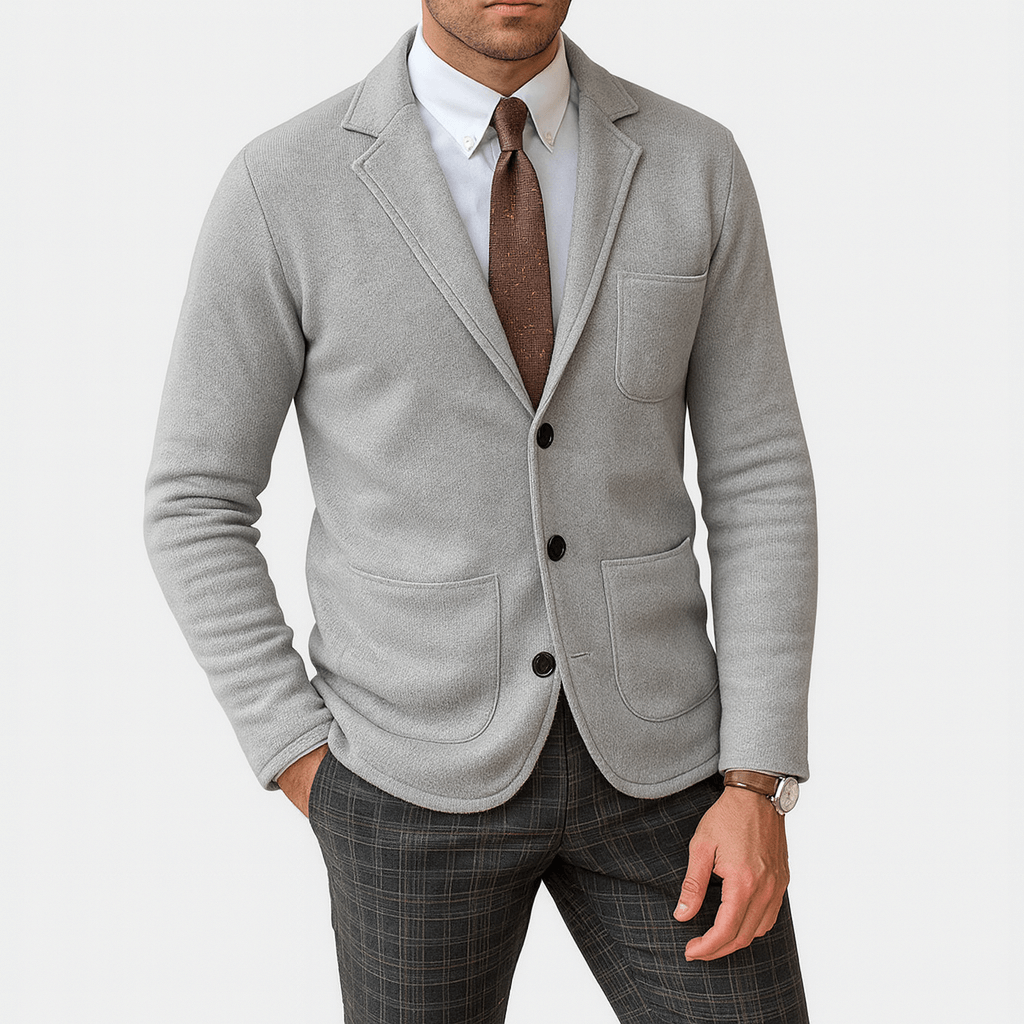 Men’s Tailored Blazer – Classic Single-Breasted Design