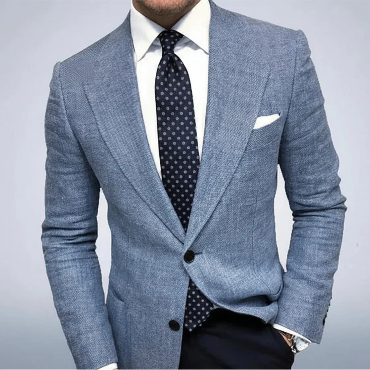 Men’s Tailored Everyday Blazer – Smart Lightweight Jacket for Work or Dinner