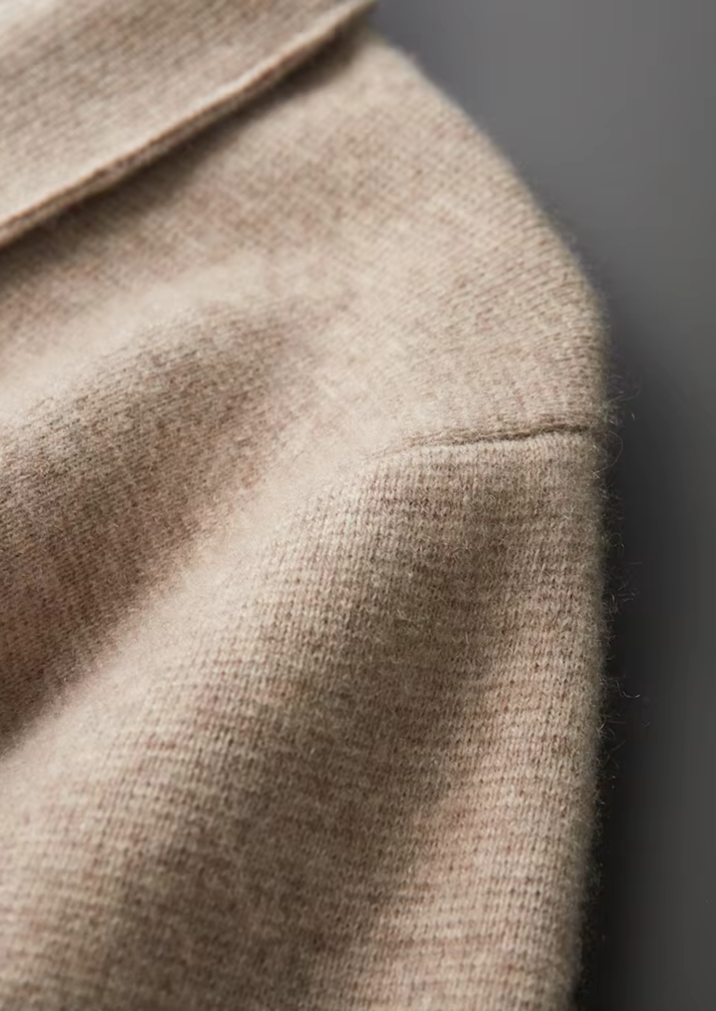 Men’s Zip-Up Cardigan Sweater with Collar – All-Season Smart Casual Layer