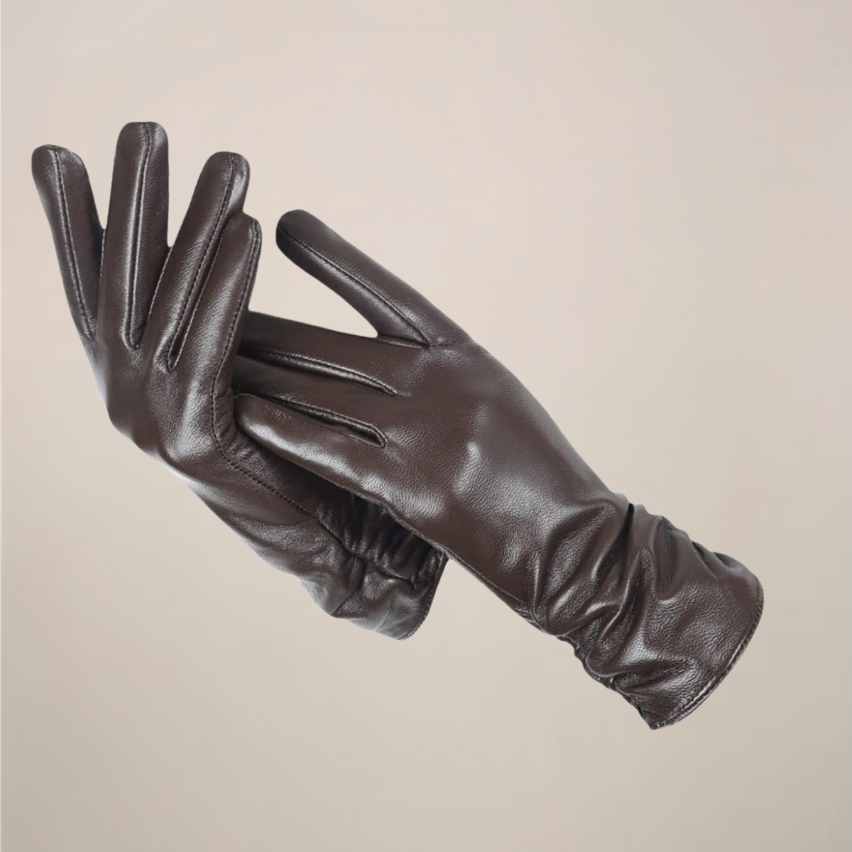 Women’s Classic Gloves – Elegant Ruched Wrist Design