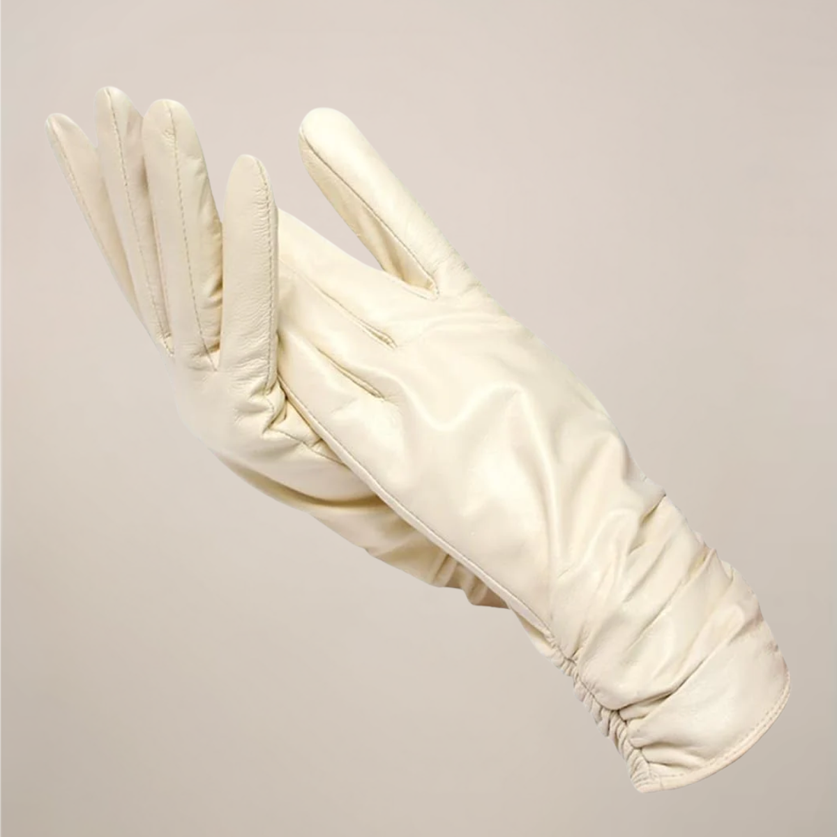 Women’s Classic Gloves – Elegant Ruched Wrist Design