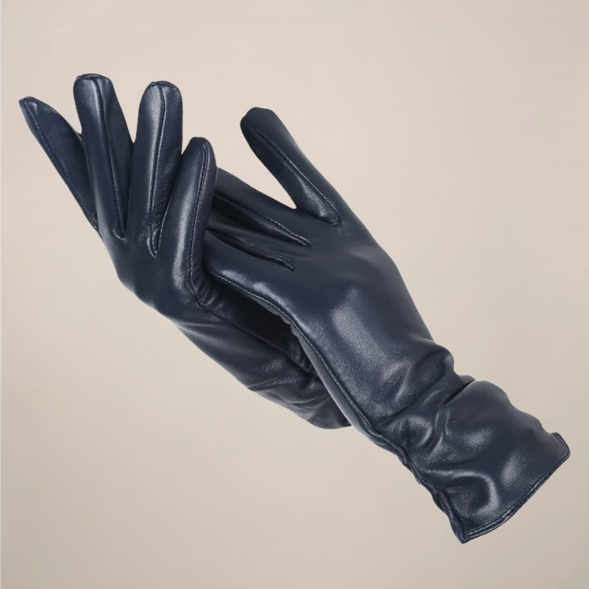Women’s Classic Gloves – Elegant Ruched Wrist Design