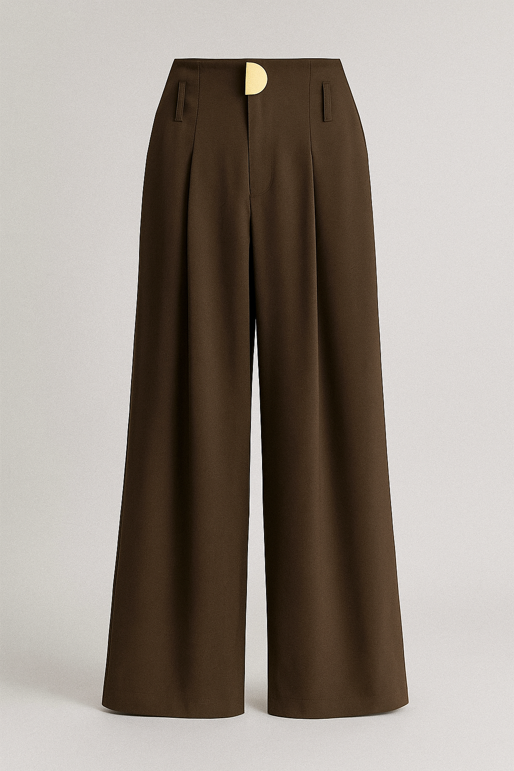 Women’s High-Waisted Wide-Leg Trousers – Elegant Pleated Design for Smart and Modern Styling