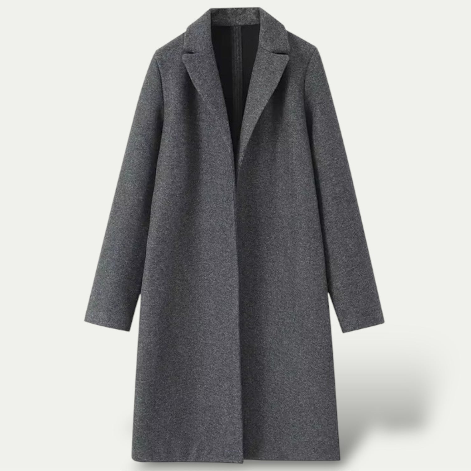 Women’s Long Trench Coat – Classic Tailored Overcoat