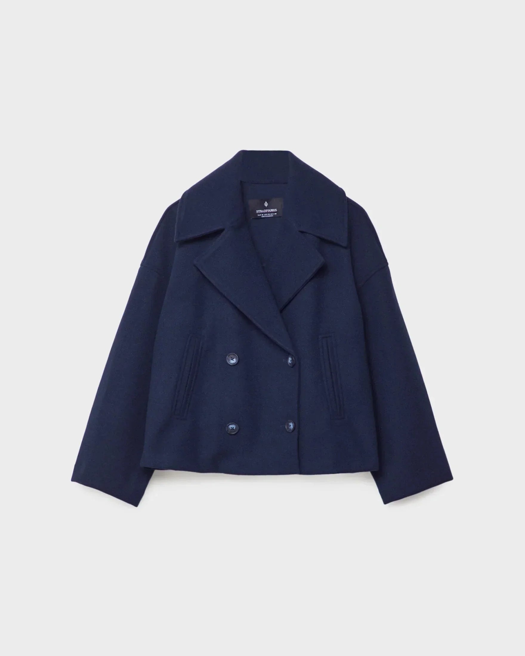 Vanessa Women's Jacket – Elegant & Warm Short Double-Breasted Wool Jacket for Winter