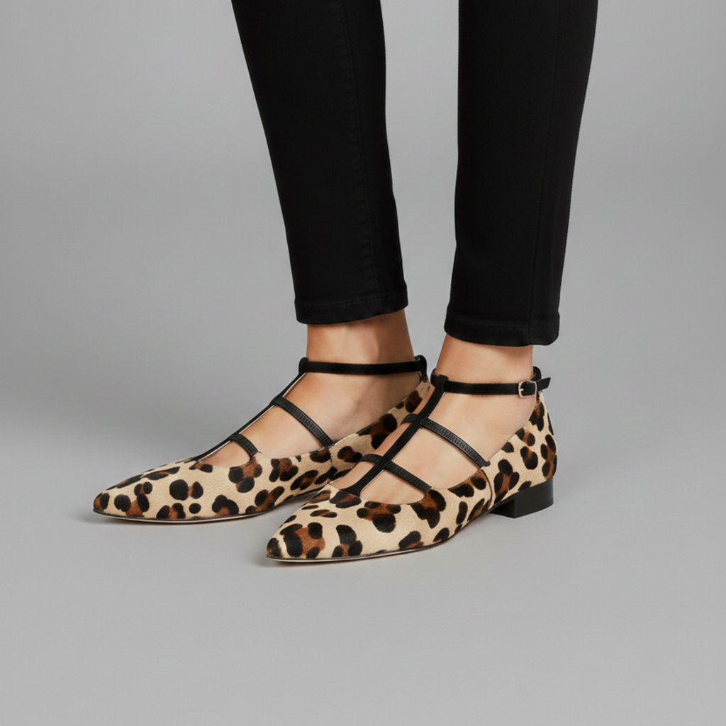 Leopard Strap Heels | Elegant Leopard style