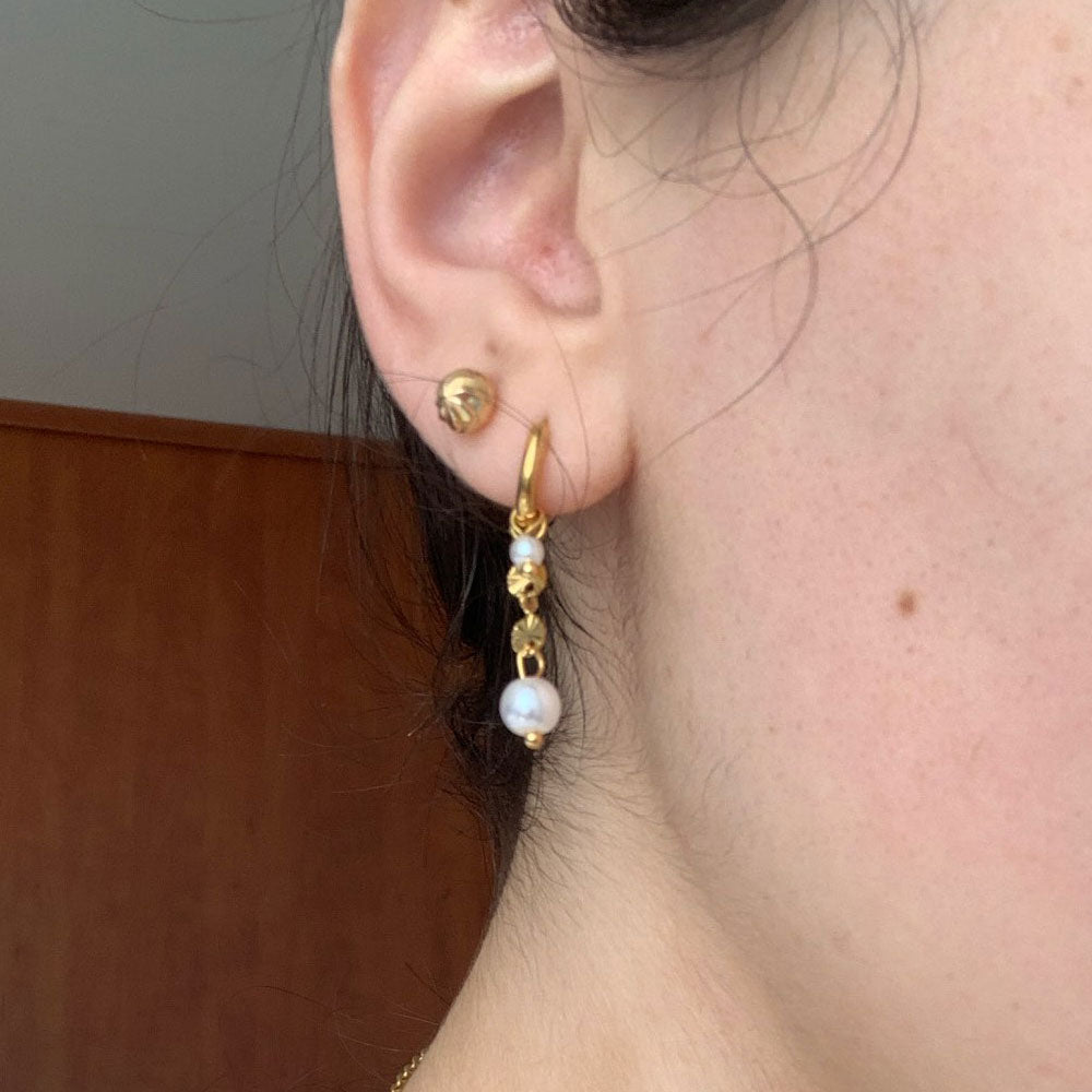 Clara | Sunburst Earrings 18K Gold