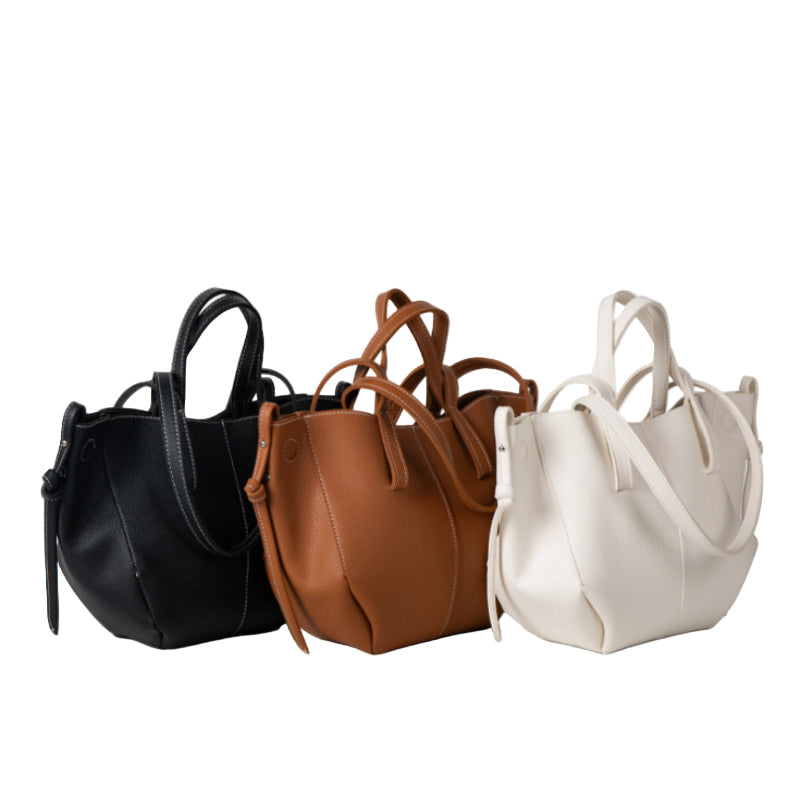 Women’s Vintage Tote Bag – Large Structured Shoulder Tote, Everyday Work Handbag