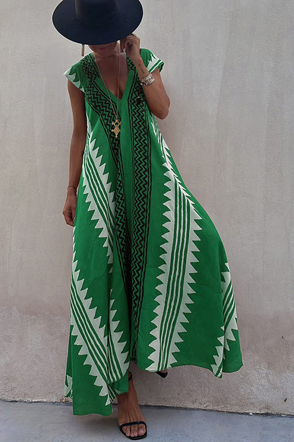 Ethnic Flowy Maxi Dress for Women