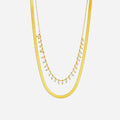 Clara | Luxe Snake Choker & Pearl Jewelry Set 18K Gold