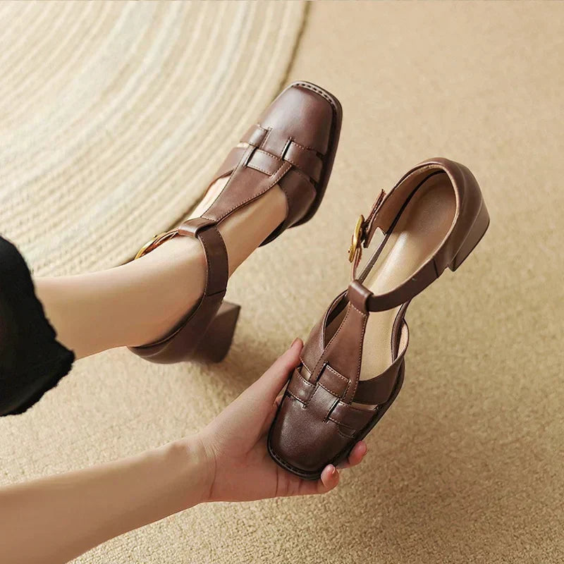 Annie | Square Toe Sandals