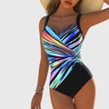 Lucille | Cross-Front Shaping One-Piece Swimsuit