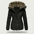Women’s Faux-Fur Hooded Puffer Jacket – Insulated, Water-Resistant