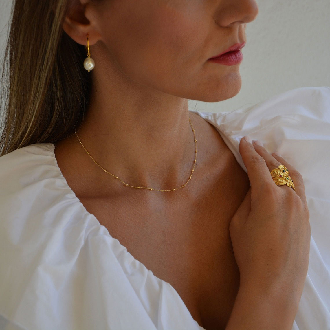 Clara | 18K Gold Necklace