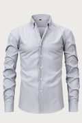 Men’s Striped Long Sleeve Shirt – All-Season