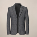 Men’s Slim Fit Plaid Blazer – Vintage Check Tailored Jacket