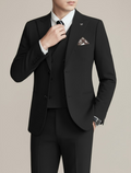 Men’s Three-Piece Suit – Tailored Formal Wedding Ensemble