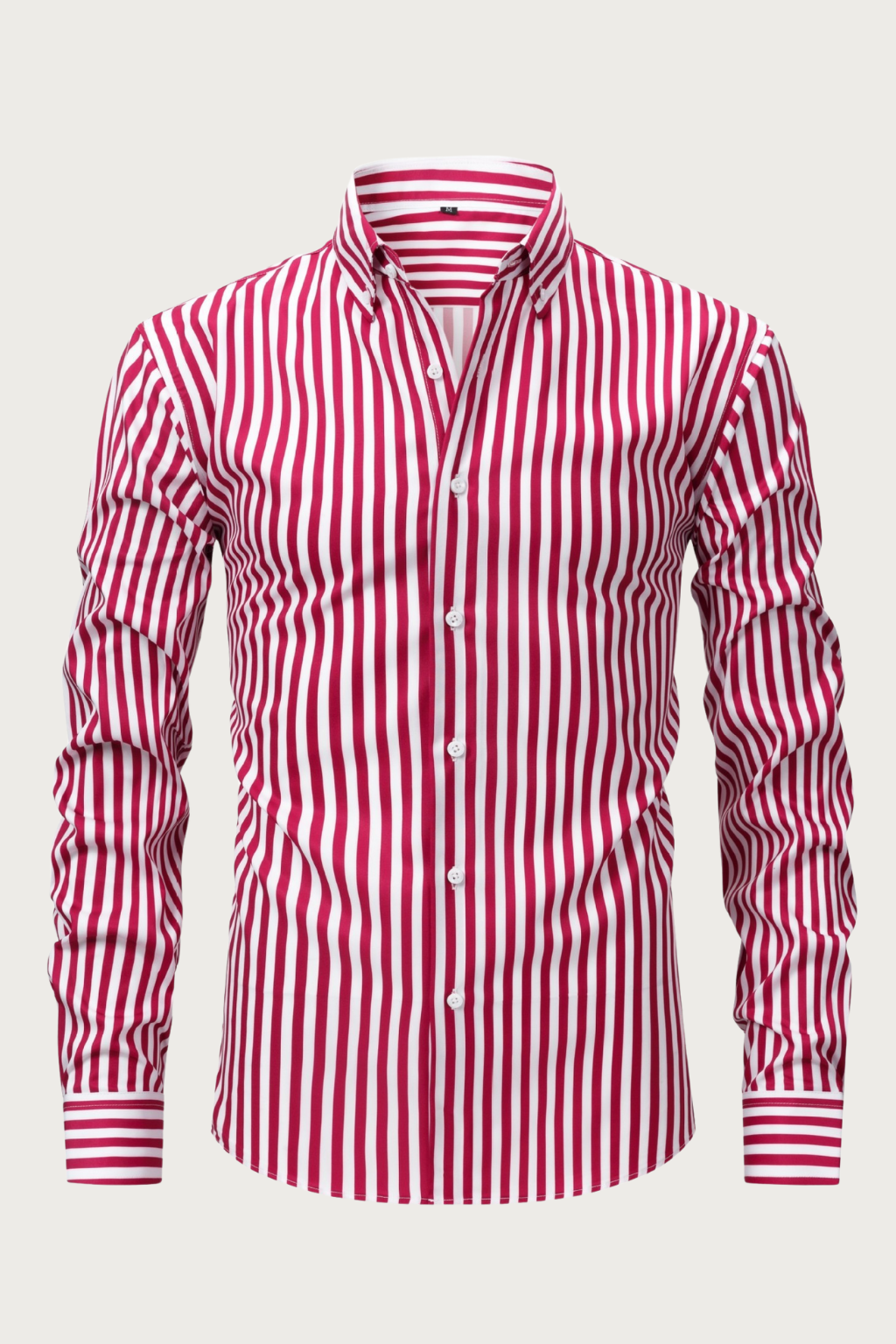 Men’s Striped Long Sleeve Shirt – All-Season