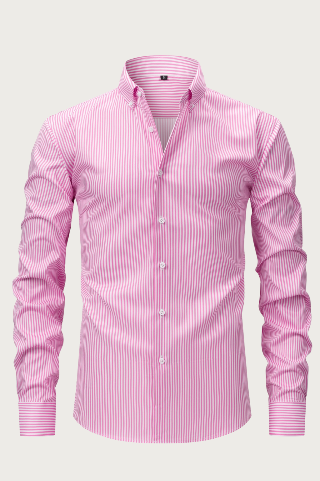 Men’s Striped Long Sleeve Shirt – All-Season