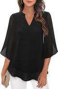 Women's Lightweight Blouse - Stylish Smart Casual Top