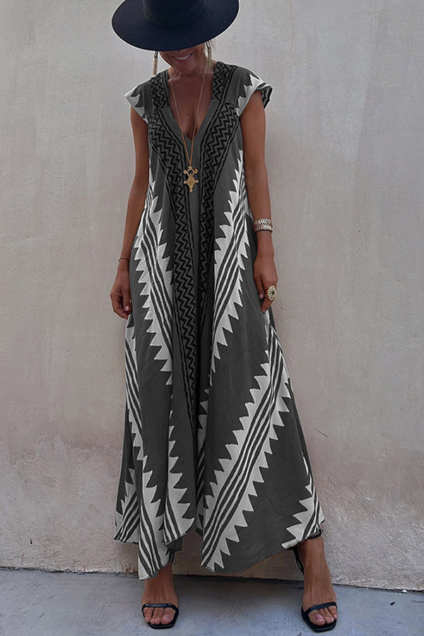 Ethnic Flowy Maxi Dress for Women