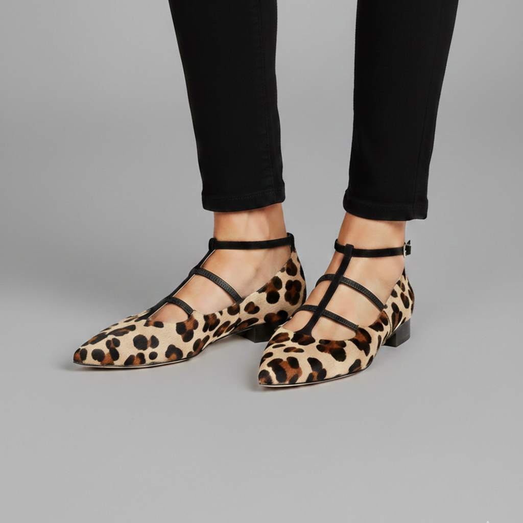 Leopard Strap Heels | Elegant Leopard style