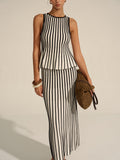 Striped Knit Co-ord Set