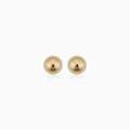 Clara | Round Earrings 18K Gold