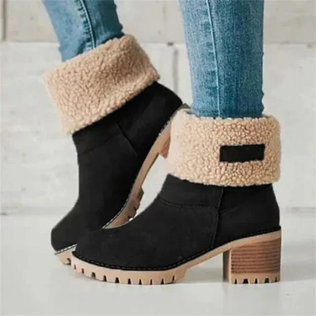 Ella | Mid-Calf Wool Boots