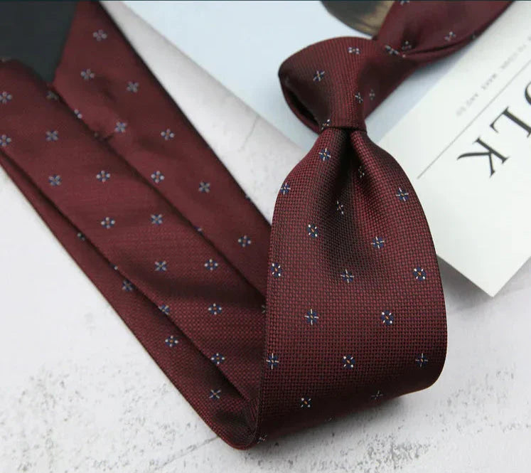 Classic Striped and Dotted Neckties for Men – Business Formal Tie Collection