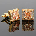 Crystal Inspired Cufflinks for Men – Luxury Gift